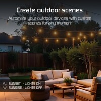 Ledvion 2x Slimme Stekker voor Buiten - Incl. Energiemeter - IP44 - Smart/WiFi Stopcontact