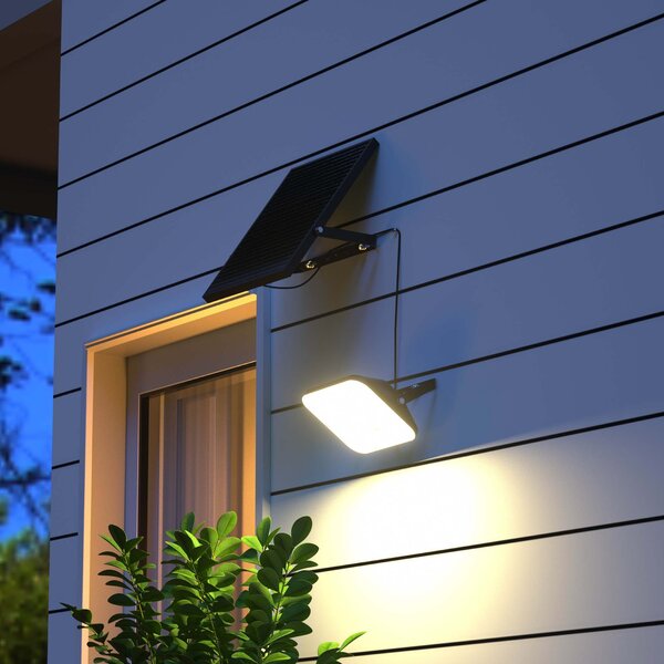 Ledvion Solar LED Schijnwerper - 4800 Lumen - 4000K - IP65 - 6000 mAh
