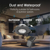 Ledvion 6x LED Inbouwspot Zwart - IP65 - 3W - CCT - 5 Jaar Garantie - Geschikt voor de Badkamer