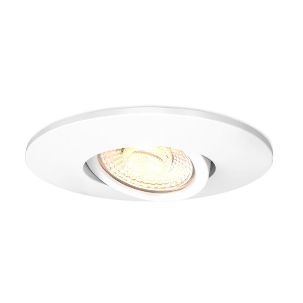 Ledvion Dimbare LED Inbouwspot Wit - IP65 - 6W - CCT - 5 Jaar Garantie - Geschikt voor de Badkamer