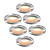 6x Dimbare LED Mini Inbouwspot Nikkel - IP65 - 4W - CCT - 5 Jaar Garantie - Geschikt voor de Badkamer