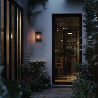 Ledvion Solar Wandlamp met Bewegingssensor - IP44 - 3000K - Zwart