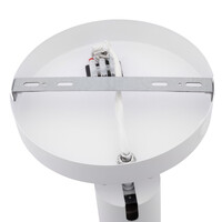 Ledvion LED Plafondspot Wit Duo - Dimbaar - 3W - 4000K - Kantelbaar