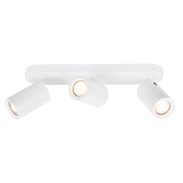 Ledvion LED Plafondspot Wit Trio - Dimbaar - 4,9W - RGB+CCT - Kantelbaar