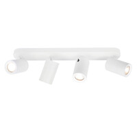 Ledvion LED Plafondspot Wit 4-lichts - Dimbaar - 3W - 6500K - Kantelbaar