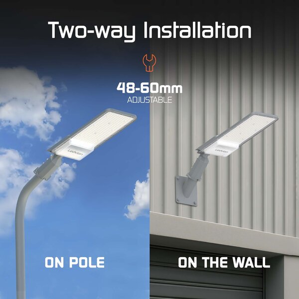 Ledvion LED Straatlamp - 100W - IP65 - 130lm/W - 4000K - Osram LED Chips