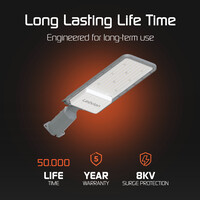 Ledvion LED Straatlamp - 150W - IP65 - 130lm/W - 4000K - Osram LED Chips