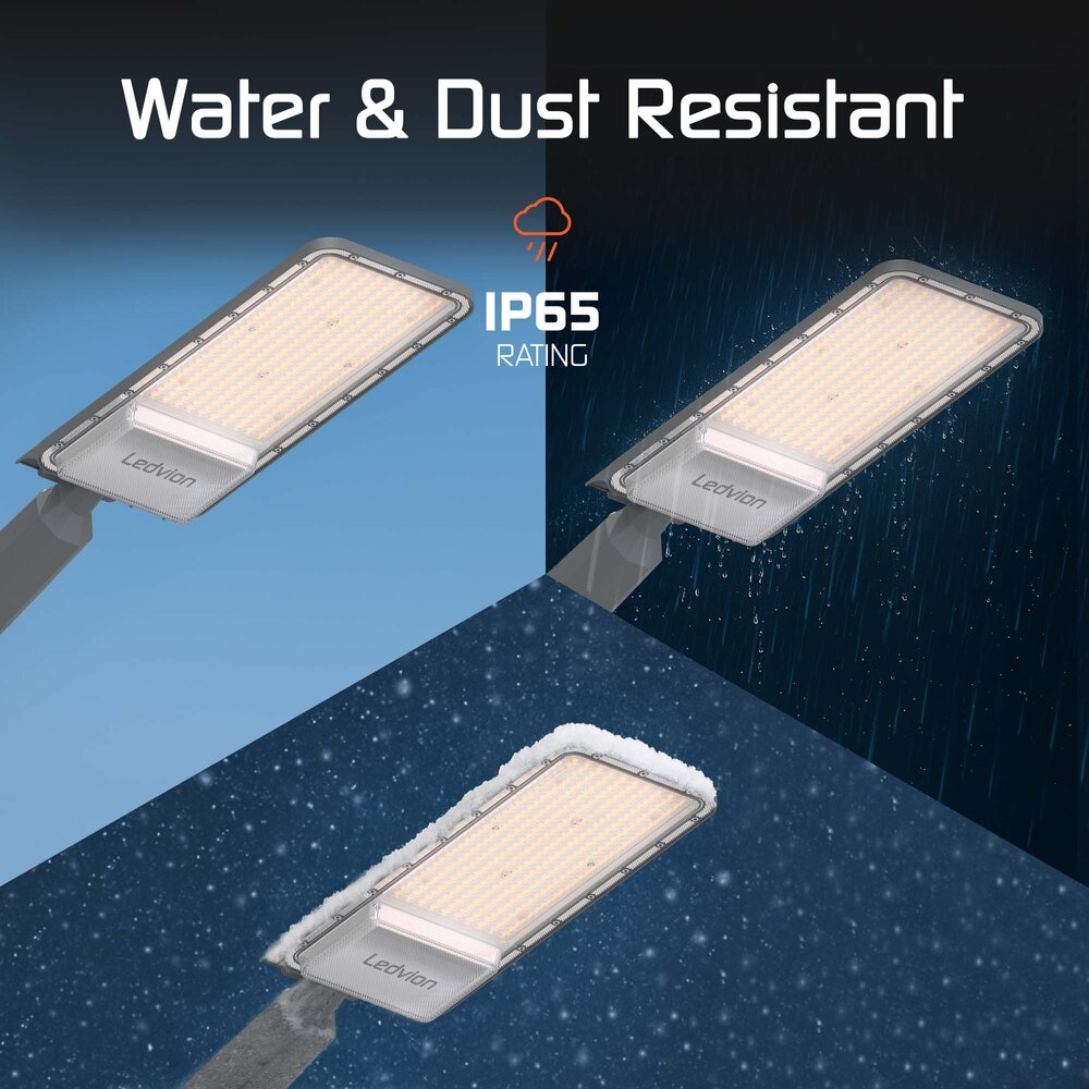 Ledvion LED Straatlamp - 200W - IP65 - 130lm/W - 4000K - Osram LED Chips