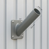 Ledvion LED Straatlamp Muursteun - Ø60mm