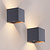 2x USB Oplaadbare Wandlamp Antraciet - Draadloos - 4000 mAh Accu - Geschikt voor Binnen & Buiten
