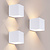 3x USB Oplaadbare Wandlamp Wit - Draadloos - 4000 mAh Accu - Geschikt voor Binnen & Buiten