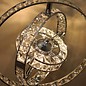 Crystal Rings Table Lamp - Polished Chrome