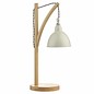 Retro Vintage Table Lamp - Lightwood and Cream