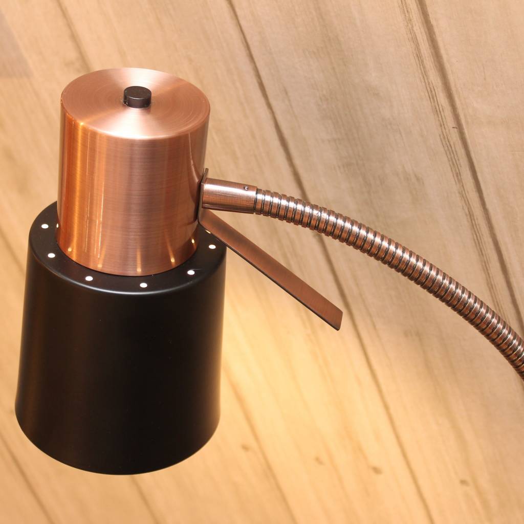 Copper & Black Floor Lamp - Lightbox