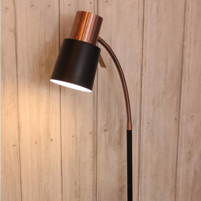 Copper/Black Floor Lamp - Lightbox