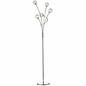 5 Light Beaded Ball Floor Lamp - Polished Chrome