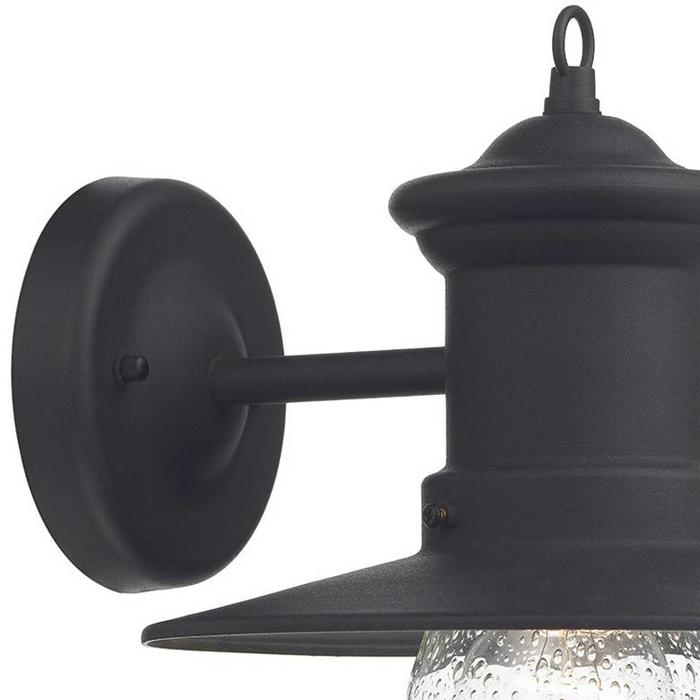 Outdoor Lantern Wall Light - Black