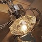 4 Light Crystal Ceiling Light - Polished Chrome