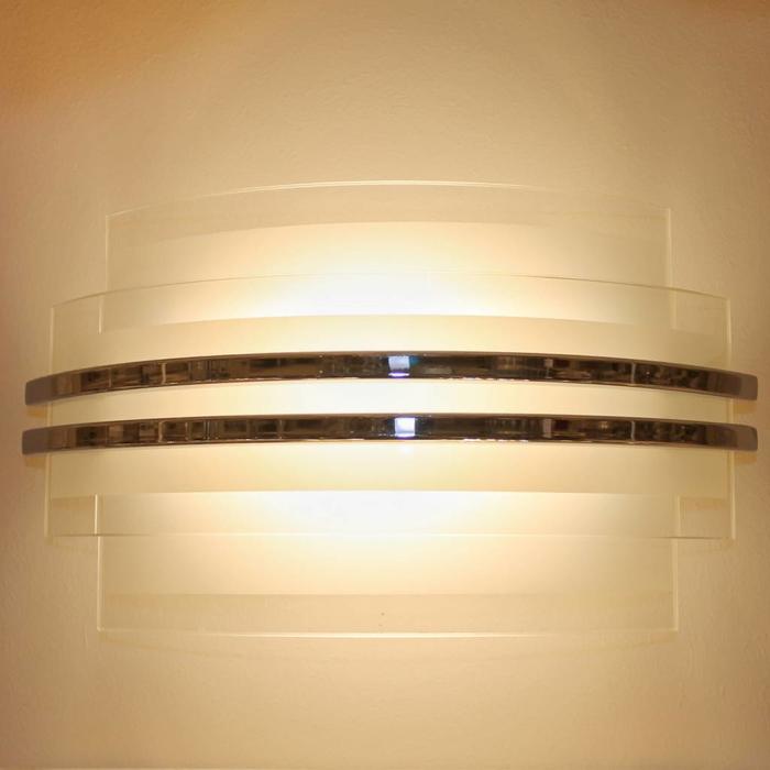 LED Glass Wall Light