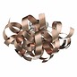 Twisting Ribbon 4 Light Flush Fitting - Brushed Copper