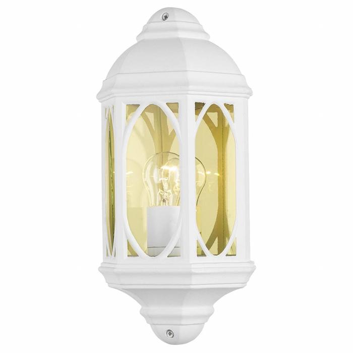 Outdoor Half Wall Lantern - White