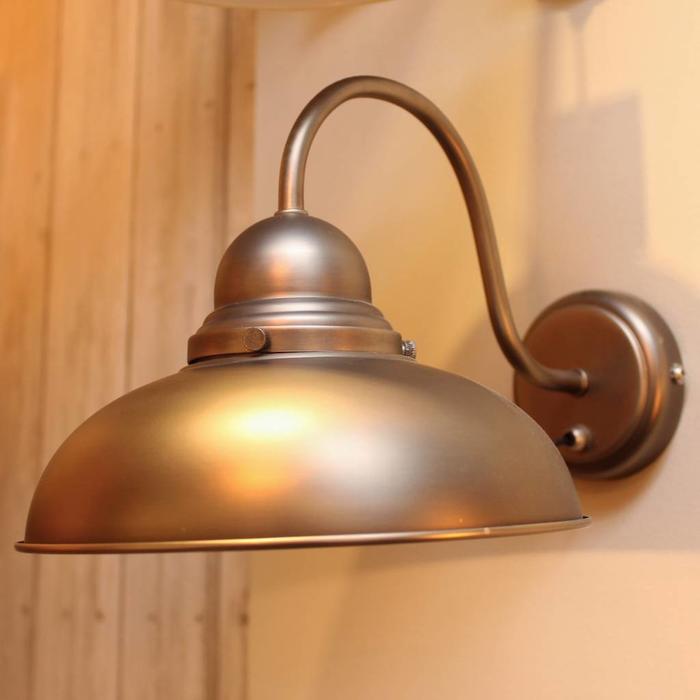 Retro Antique Chrome Wall Light