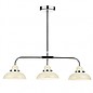 Retro Cream 3 Light Bar Pendant