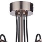 Industrial Cable Semi-Flush 6 Light - Brushed Copper