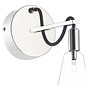 Industrial Cable Wall Light - Polished Nickel