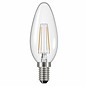 Clear Small Edison Screw Candle LED - 4W