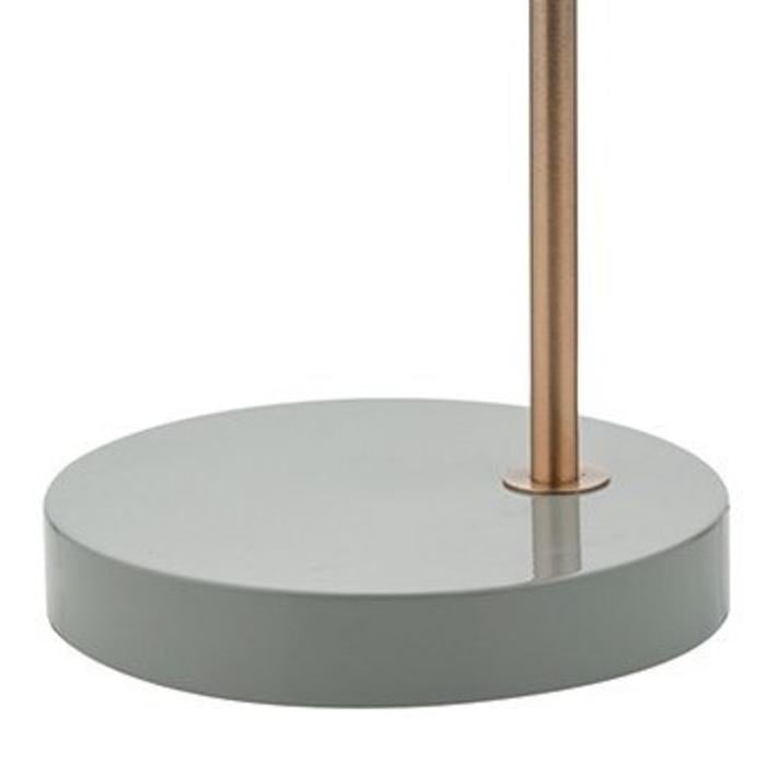 Nordic Grey & Copper Table Lamp