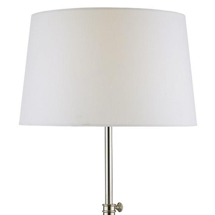 Luxe Tripod Table Lamp - Brushed Nickel & Polished Chrome