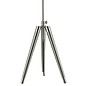 Luxe Tripod Table Lamp - Brushed Nickel & Polished Chrome
