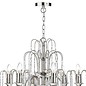 6 Light Waterfall Chandelier - Polished Nickel