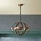 Dappled Copper Cage Feature Pendant