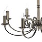 8 Light Candle Chandelier - Antique Brass