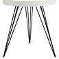 Scandi Side Table - White Gloss