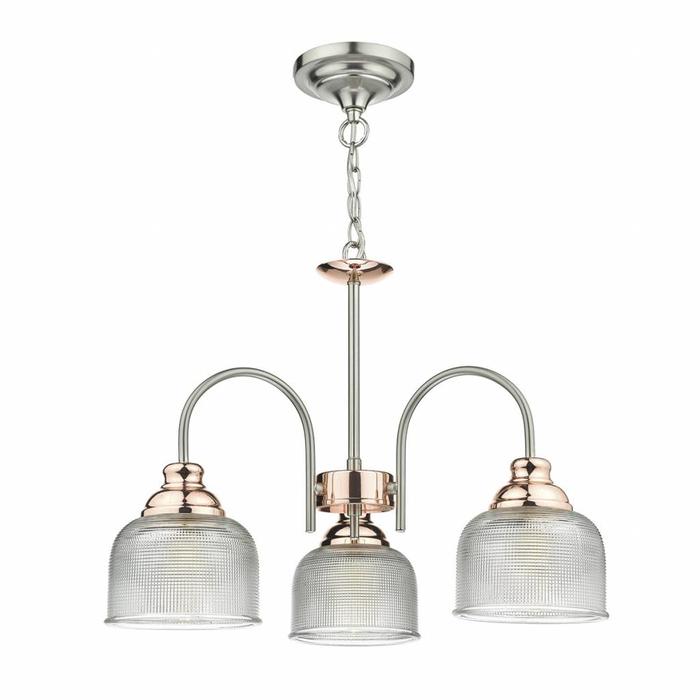 Vintage 3 Light Pendant - Copper - New Industrial