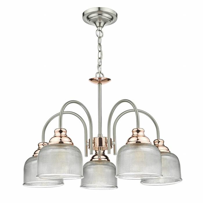 Vintage 5 Light Pendant - Copper