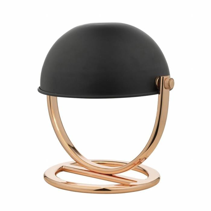 Dome Lamp - Polished Copper & Black