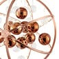 Orbital Pendant - LED- Brushed Copper