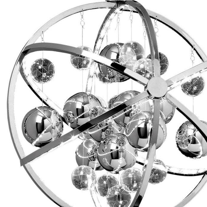 Orbital Pendant - LED- Polished Chrome