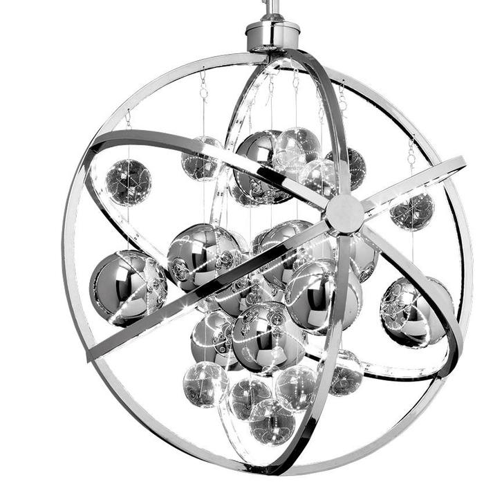 Orbital Pendant - LED- Polished Chrome