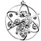 Orbital Pendant - LED- Polished Chrome