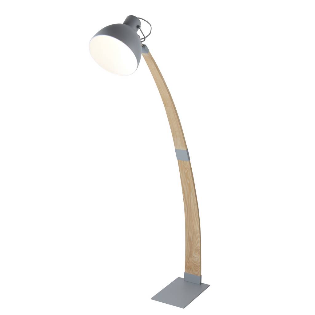 Scandi Arc Matt Grey Wood