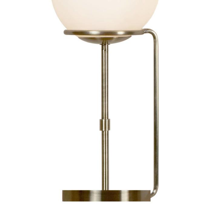 Kloden - Opal Globe Table Lamp  - Antique Brass