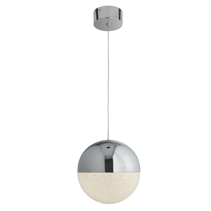 Keln - LED Globe - Polished Chrome & Crushed Ice Sparkle