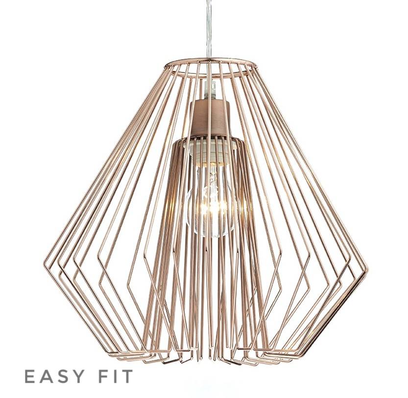 Home Lighting Industrial Led Non Electric Easy Fit Pendant Ceiling