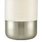 Bean - Satin Chrome Touch Table Lamp - Opal Glass