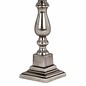 Hoyle - Hand Cast Solid Brass Candlestick Base with Slate Grey Shade